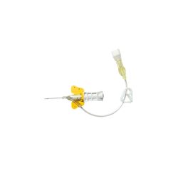 Nouvo Safety Set CATHÉTER SÉCURISÉ Prolongateur 1 voie ailettes et système ADVA 24 G