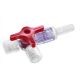 ROBINET 3 VOIES DISCOFIX ROUGE