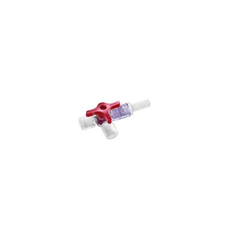 ROBINET 3 VOIES DISCOFIX ROUGE