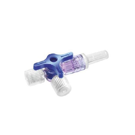 ROBINET 3 VOIES DISCOFIX BLEU