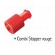 OBTURATEUR COMBI STOPPER ROUGE